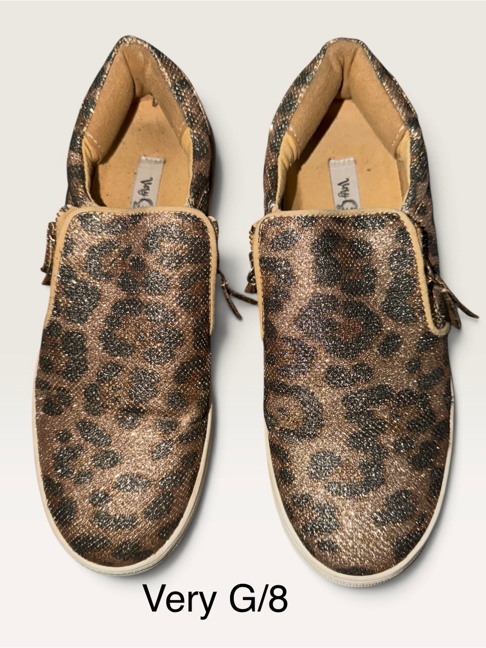 Very G Leopard Shiny Print Sneakers